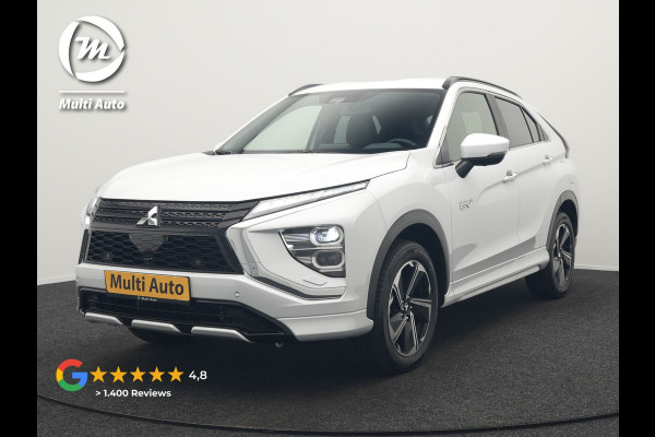 Mitsubishi Eclipse Cross 2.4 Intense+ Plug In Hybrid 188pk Dealer O.H. PHEV | Adaptive Cruise | 360 Camera | Lederen Sportstoelen & Stuur Verwarmd | Apple Carplay | Navigatie Via TomTom | Blis | Keyless | DAB |