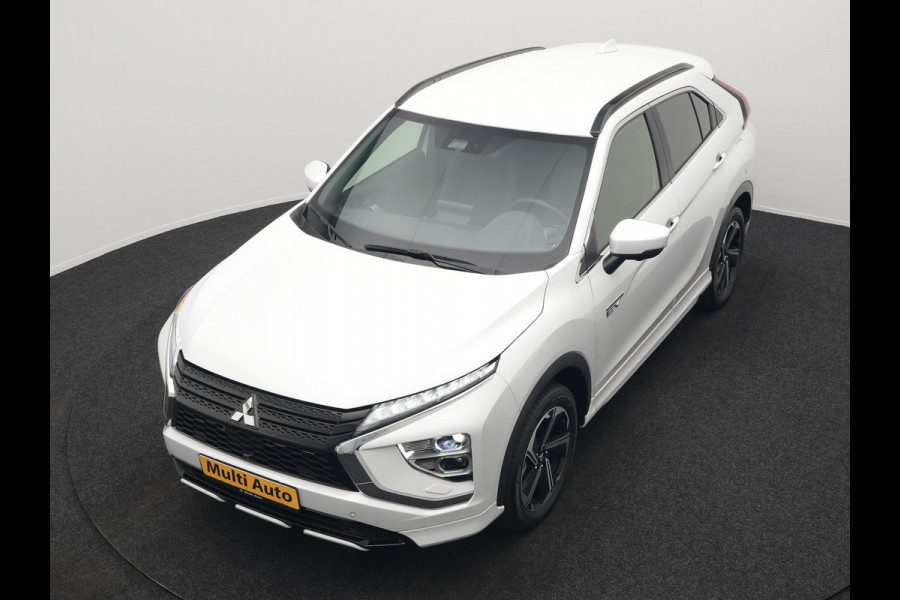 Mitsubishi Eclipse Cross 2.4 Intense+ Plug In Hybrid 188pk Dealer O.H. PHEV | Adaptive Cruise | 360 Camera | Lederen Sportstoelen & Stuur Verwarmd | Apple Carplay | Navigatie Via TomTom | Blis | Keyless | DAB |