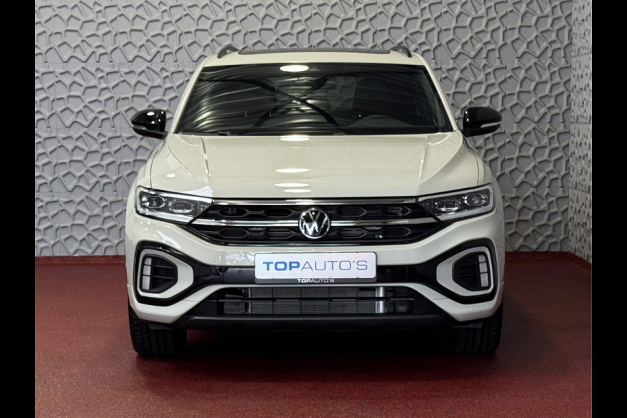 Volkswagen T-Roc 1.5 TSI 150PK R-LINE PANORAMA ✅ NIEUWE AUTO ✅ BLACKLINE EVO IQ LIGHT ALCANTARA ELEK.KLEP CARPLAY STOEL/STUUR VERW. 19"LMV VIR.CO 06/2025 SCHUIFDAK "Volkswagen rijden begint bij Topautos.nl – 75 topmodellen direct op voorraad!"