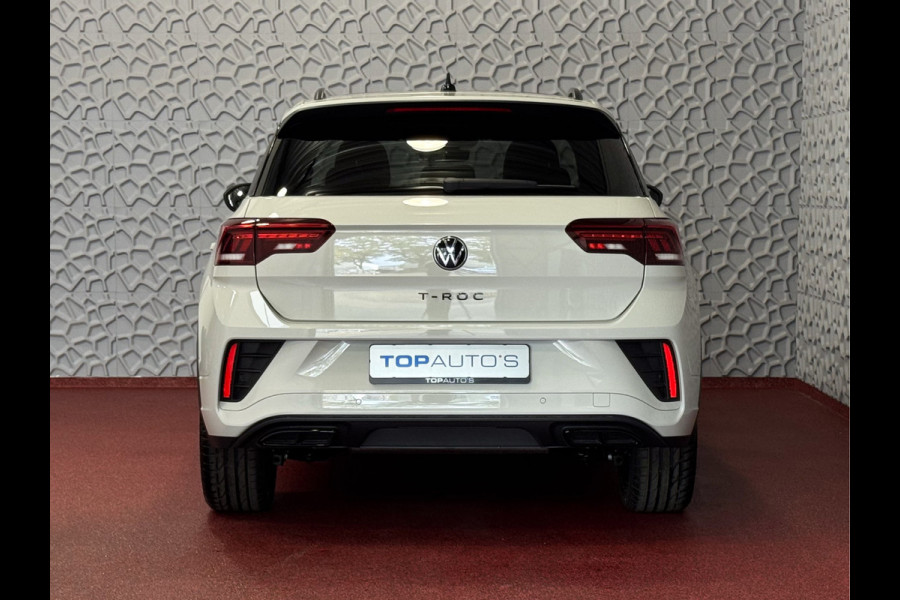 Volkswagen T-Roc 1.5 TSI 150PK R-LINE PANORAMA ✅ NIEUWE AUTO ✅ BLACKLINE EVO IQ LIGHT ALCANTARA ELEK.KLEP CARPLAY STOEL/STUUR VERW. 19"LMV VIR.CO 06/2025 SCHUIFDAK "Volkswagen rijden begint bij Topautos.nl – 75 topmodellen direct op voorraad!"