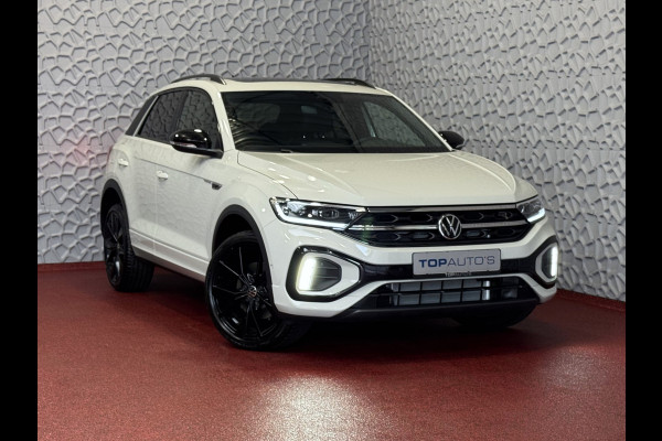 Volkswagen T-Roc 1.5 TSI 150PK R-LINE PANORAMA ✅ NIEUWE AUTO ✅ BLACKLINE EVO IQ LIGHT ALCANTARA ELEK.KLEP CARPLAY STOEL/STUUR VERW. 19"LMV VIR.CO 06/2025 SCHUIFDAK "Volkswagen rijden begint bij Topautos.nl – 75 topmodellen direct op voorraad!"