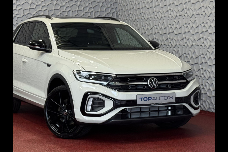 Volkswagen T-Roc 1.5 TSI 150PK R-LINE PANORAMA ✅ NIEUWE AUTO ✅ BLACKLINE EVO IQ LIGHT ALCANTARA ELEK.KLEP CARPLAY STOEL/STUUR VERW. 19"LMV VIR.CO 06/2025 SCHUIFDAK "Volkswagen rijden begint bij Topautos.nl – 75 topmodellen direct op voorraad!"