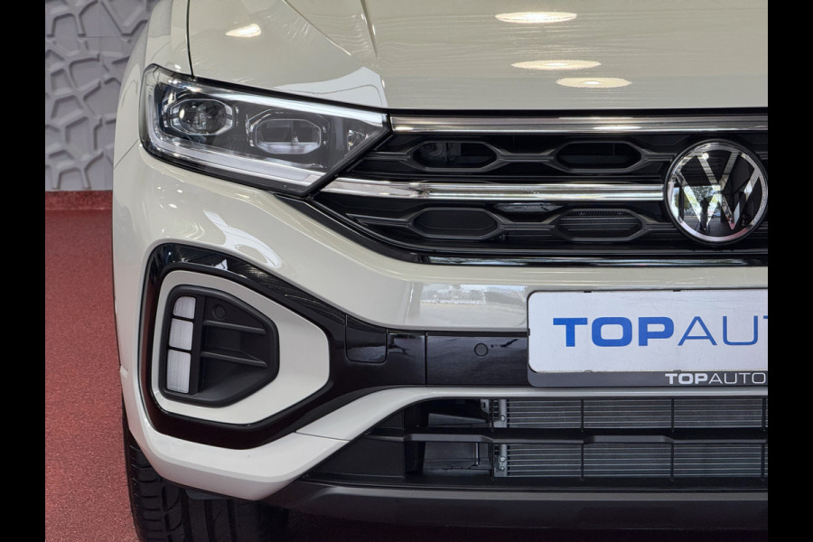 Volkswagen T-Roc 1.5 TSI 150PK R-LINE PANORAMA ✅ NIEUWE AUTO ✅ BLACKLINE EVO IQ LIGHT ALCANTARA ELEK.KLEP CARPLAY STOEL/STUUR VERW. 19"LMV VIR.CO 06/2025 SCHUIFDAK "Volkswagen rijden begint bij Topautos.nl – 75 topmodellen direct op voorraad!"