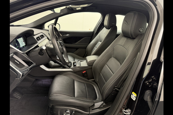 Jaguar I-PACE EV320 SE 90kWh 3Fase ! SOH 95,5% AWD Leer Pano-dak Meridian™ Hifi Memory Navi Ecc 3D-Surround Camera Cruise Control Business Pac Apple Carplay Android Auto Stoel+Stuur+Voorruitverwarming Led Origineel Nederlandse Auto Nieuwprijs €76.050,- Deze kan thuis wél met 11kw/uur laden