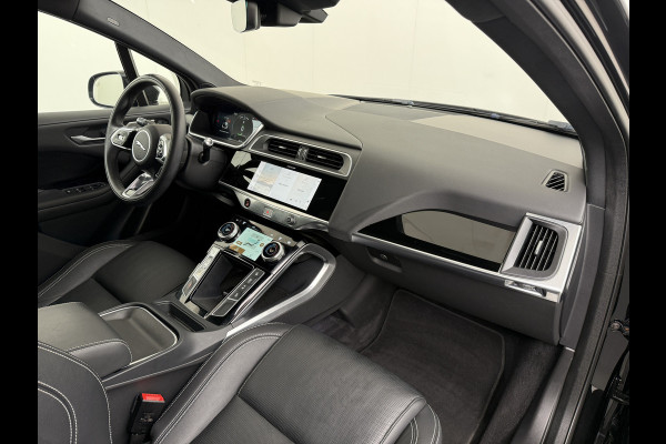 Jaguar I-PACE EV320 SE 90kWh 3Fase ! SOH 95,5% AWD Leer Pano-dak Meridian™ Hifi Memory Navi Ecc 3D-Surround Camera Cruise Control Business Pac Apple Carplay Android Auto Stoel+Stuur+Voorruitverwarming Led Origineel Nederlandse Auto Nieuwprijs €76.050,- Deze kan thuis wél met 11kw/uur laden