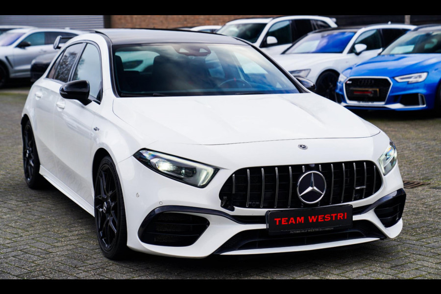 Mercedes-Benz A-Klasse AMG 45 4MATIC+ Premium Plus | Panorama | Sterrenhemel | Sport uitlaat | Burmester | Luxe leder/Alcantara |