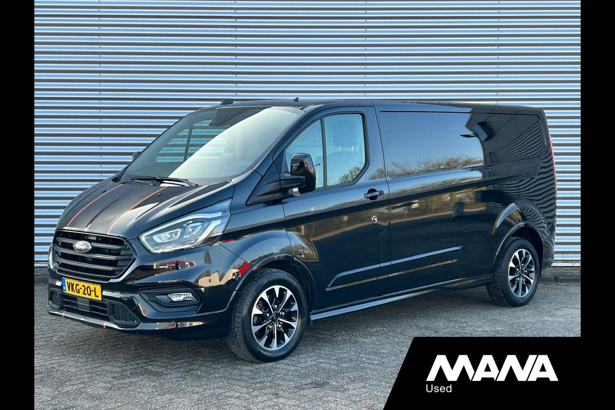 Ford Transit Custom 320 2.0TDCI 185PK L2H1 Sport Automaat LED Airco Cruise Trekhaak Stoelverwarming