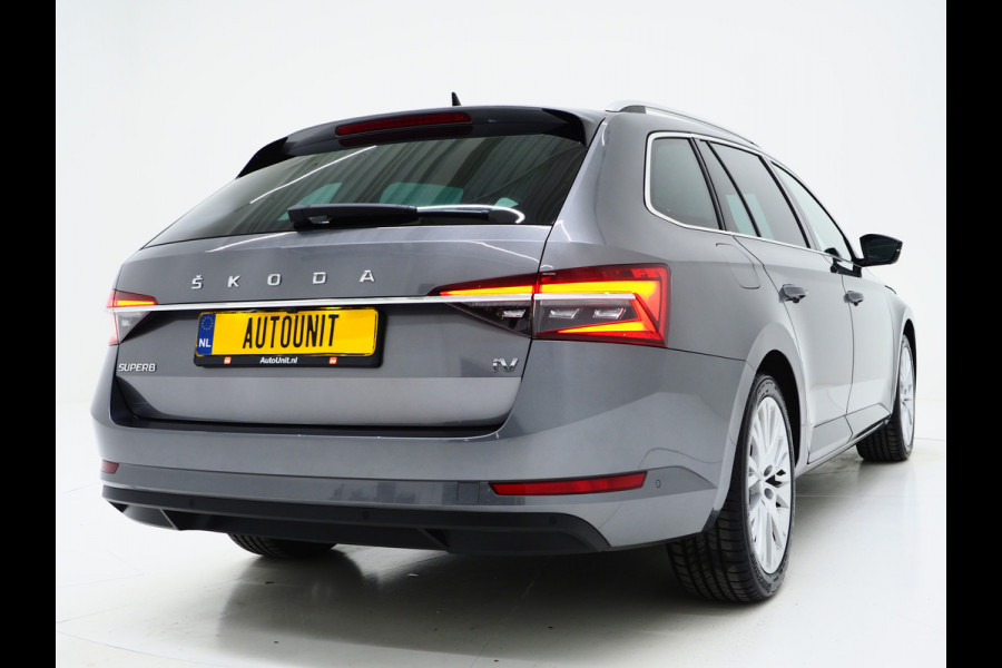 Škoda Superb Combi 1.4 TSI iV 218PK Style | Leder/Alcantara | Trekhaak | Adaptive Cruise | 360 | Virtual | Memory | DAB | Carplay
