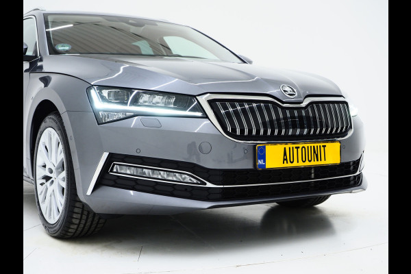 Škoda Superb Combi 1.4 TSI iV 218PK Style | Leder/Alcantara | Trekhaak | Adaptive Cruise | 360 | Virtual | Memory | DAB | Carplay