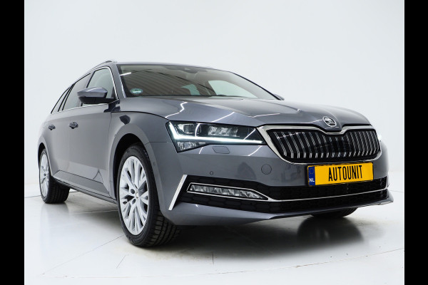 Škoda Superb Combi 1.4 TSI iV 218PK Style | Leder/Alcantara | Trekhaak | Adaptive Cruise | 360 | Virtual | Memory | DAB | Carplay