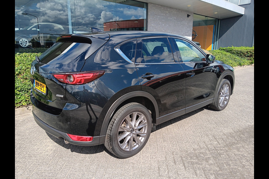 Mazda CX-5 2.0 SkyActiv-G 165 Luxury AUTOMAAT, Leder, Navi, Clima, Head-up, etc. incl. 12 MND BOVAGGARANTIE stoelkoeling voor, stoelverwarming voor én achter, zeer compleet!
