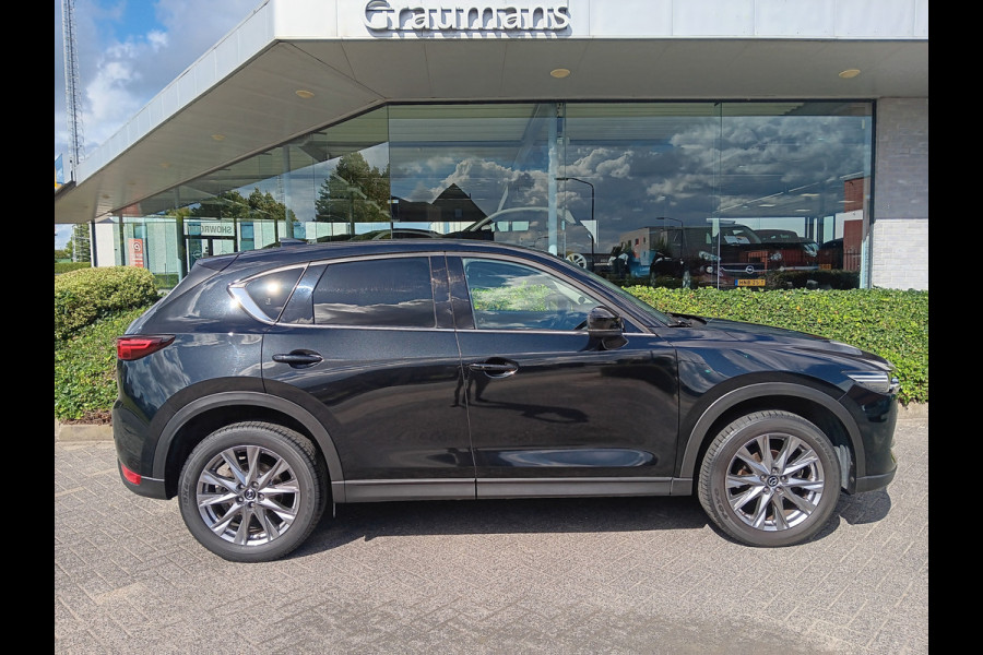 Mazda CX-5 2.0 SkyActiv-G 165 Luxury AUTOMAAT, Leder, Navi, Clima, Head-up, etc. incl. 12 MND BOVAGGARANTIE stoelkoeling voor, stoelverwarming voor én achter, zeer compleet!