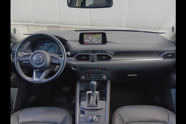 Mazda CX-5 2.0 SkyActiv-G 165 Luxury AUTOMAAT, Leder, Navi, Clima, Head-up, etc. incl. 12 MND BOVAGGARANTIE stoelkoeling voor, stoelverwarming voor én achter, zeer compleet!