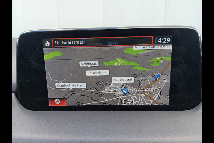 Mazda CX-5 2.0 SkyActiv-G 165 Luxury AUTOMAAT, Leder, Navi, Clima, Head-up, etc. incl. 12 MND BOVAGGARANTIE stoelkoeling voor, stoelverwarming voor én achter, zeer compleet!