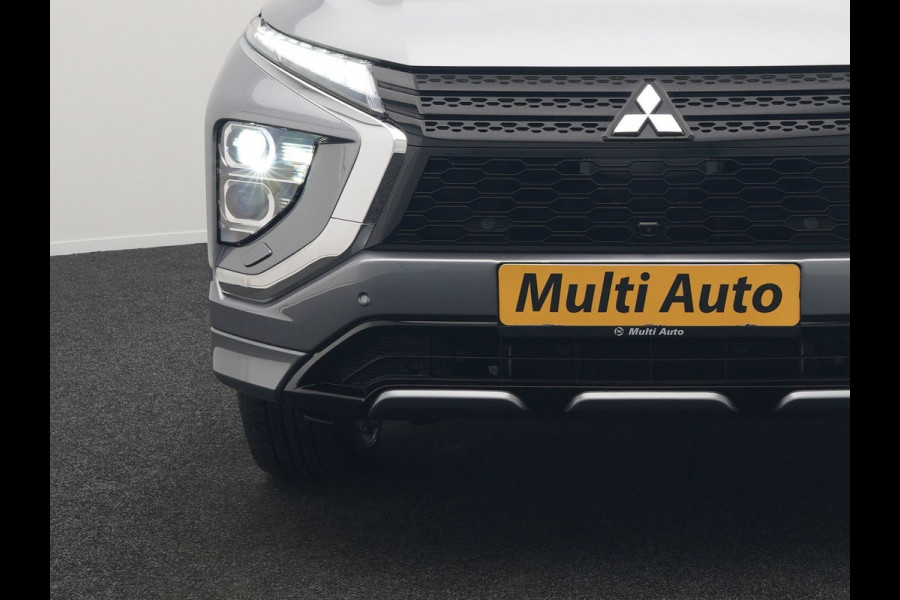 Mitsubishi Eclipse Cross 2.4 Instyle Plug In Hybrid 188pk Dealer O.H. PHEV | Trekhaak Afn. | Panodak | Head Up | Adaptive Cruise | 360 Camera | Lederen Sportstoelen & Stuur Verwarmd | Apple Carplay | Navigatie Via TomTom | Keyless | Blis | DAB |