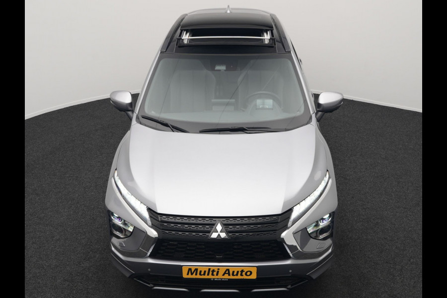 Mitsubishi Eclipse Cross 2.4 Instyle Plug In Hybrid 188pk Dealer O.H. PHEV | Trekhaak Afn. | Panodak | Head Up | Adaptive Cruise | 360 Camera | Lederen Sportstoelen & Stuur Verwarmd | Apple Carplay | Navigatie Via TomTom | Keyless | Blis | DAB |