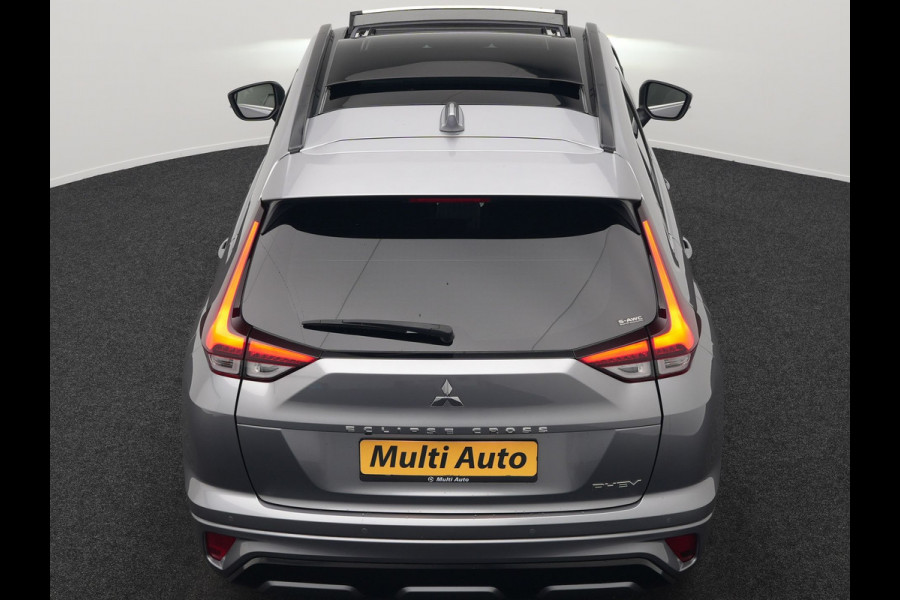 Mitsubishi Eclipse Cross 2.4 Instyle Plug In Hybrid 188pk Dealer O.H. PHEV | Trekhaak Afn. | Panodak | Head Up | Adaptive Cruise | 360 Camera | Lederen Sportstoelen & Stuur Verwarmd | Apple Carplay | Navigatie Via TomTom | Keyless | Blis | DAB |