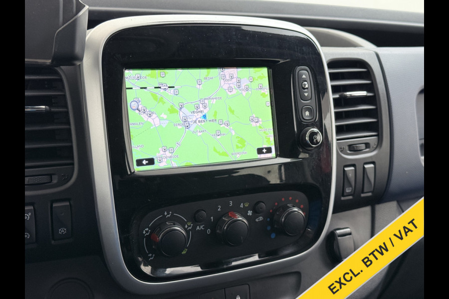 Opel Vivaro D126PK DC 5-Pers. Dubbele Cabine Navi Camera EURO 6 L2H1 Airco Trekhaak Cruise Control Pdc Sport EcoFlex 1.6CDTI Betonplex Vloer Wandbetimmering Schuifdeur 1e Eigenaar Origineel Nederlandse Auto