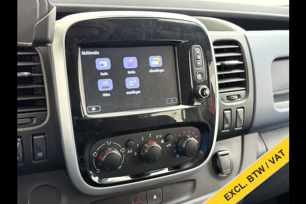 Opel Vivaro D126PK DC 5-Pers. Dubbele Cabine Navi Camera EURO 6 L2H1 Airco Trekhaak Cruise Control Pdc Sport EcoFlex 1.6CDTI Betonplex Vloer Wandbetimmering Schuifdeur 1e Eigenaar Origineel Nederlandse Auto