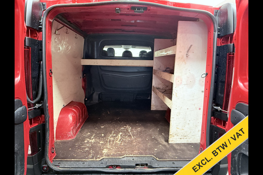 Opel Vivaro D126PK DC 5-Pers. Dubbele Cabine Navi Camera EURO 6 L2H1 Airco Trekhaak Cruise Control Pdc Sport EcoFlex 1.6CDTI Betonplex Vloer Wandbetimmering Schuifdeur 1e Eigenaar Origineel Nederlandse Auto