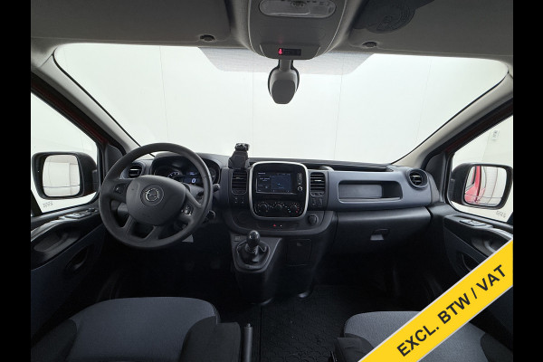 Opel Vivaro D126PK DC 5-Pers. Dubbele Cabine Navi Camera EURO 6 L2H1 Airco Trekhaak Cruise Control Pdc Sport EcoFlex 1.6CDTI Betonplex Vloer Wandbetimmering Schuifdeur 1e Eigenaar Origineel Nederlandse Auto