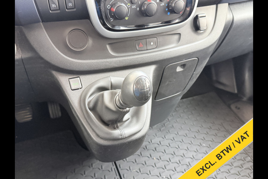 Opel Vivaro D126PK DC 5-Pers. Dubbele Cabine Navi Camera EURO 6 L2H1 Airco Trekhaak Cruise Control Pdc Sport EcoFlex 1.6CDTI Betonplex Vloer Wandbetimmering Schuifdeur 1e Eigenaar Origineel Nederlandse Auto