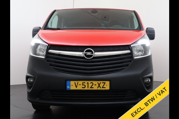 Opel Vivaro D126PK DC 5-Pers. Dubbele Cabine Navi Camera EURO 6 L2H1 Airco Trekhaak Cruise Control Pdc Sport EcoFlex 1.6CDTI Betonplex Vloer Wandbetimmering Schuifdeur 1e Eigenaar Origineel Nederlandse Auto