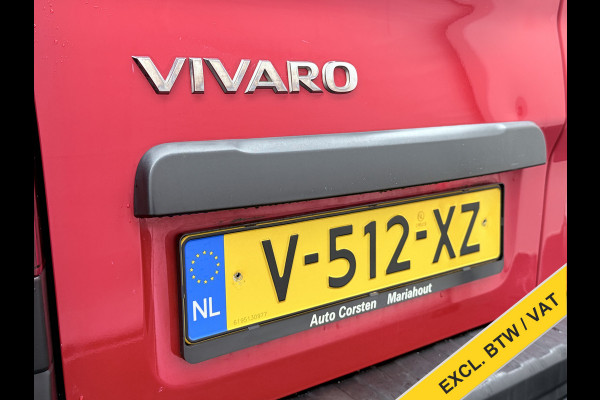 Opel Vivaro D126PK DC 5-Pers. Dubbele Cabine Navi Camera EURO 6 L2H1 Airco Trekhaak Cruise Control Pdc Sport EcoFlex 1.6CDTI Betonplex Vloer Wandbetimmering Schuifdeur 1e Eigenaar Origineel Nederlandse Auto
