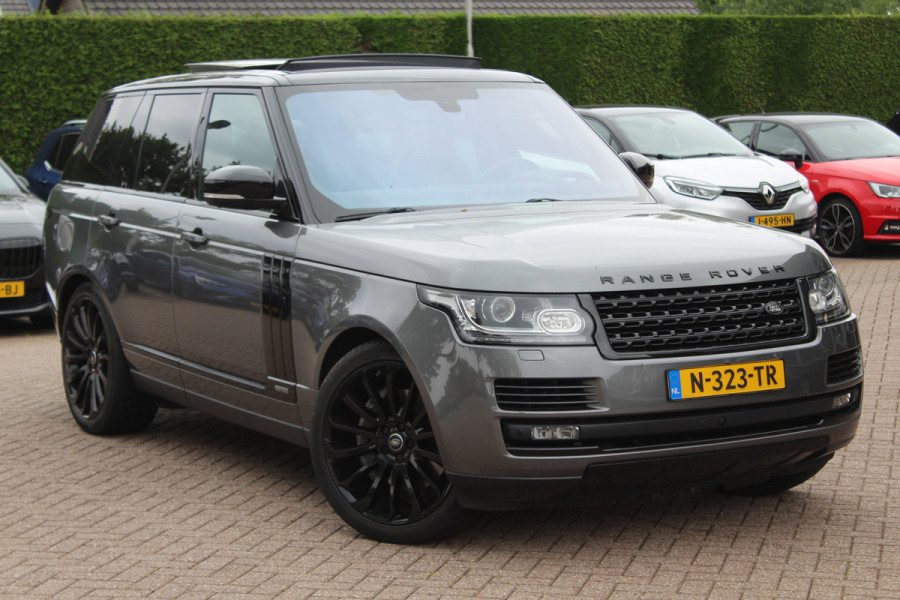 Land Rover Range Rover 3.0 SDV6 Hybrid Autobiography / Trekhaak / Panoramadak / Head-up / 22'' / Leder / Keyless / Meridian / Dodehoek / DAB
