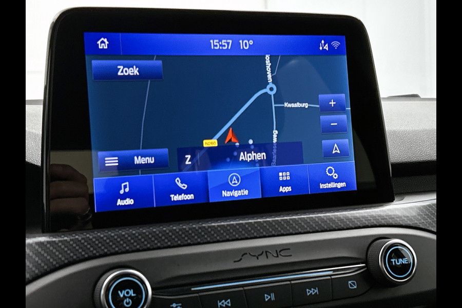 Ford FOCUS Wagon 1.0 EcoBoost ST-Line (NAVI, CARPLAY, LED, STUUR-/STOELVERWARMING, CAMERA, GOED ONDERHOUDEN)