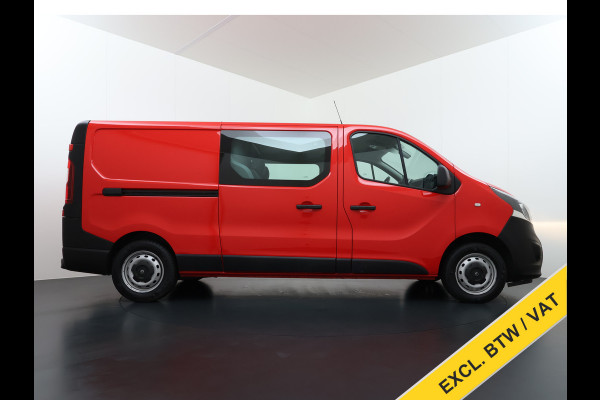 Opel Vivaro * Gereserveerd* 1.6CDTI 126PK L2H1 DC Dubbele Cabine 5-Persoons Navi Camera Airco Trekhaak Cruise Control Pdc Sport EcoFlex Betonplex Vloer Wandbetimmering Schuifdeur Euro 6 1e Eigenaar Origineel Nederlandse Auto