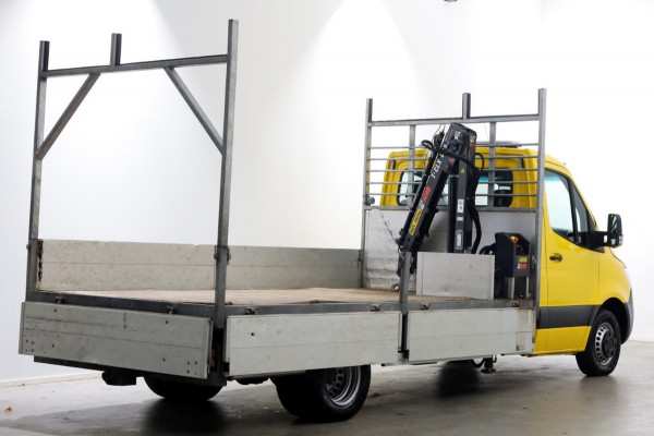 Mercedes-Benz Sprinter 516 CDI 163pk E6 Open Laadbak+HIAB T-CLX 029 Kraan PTO/Trekhaak 3500kg 06-2019