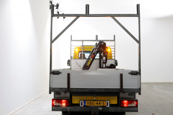 Mercedes-Benz Sprinter 516 CDI 163pk E6 Open Laadbak+HIAB T-CLX 029 Kraan PTO/Trekhaak 3500kg 06-2019