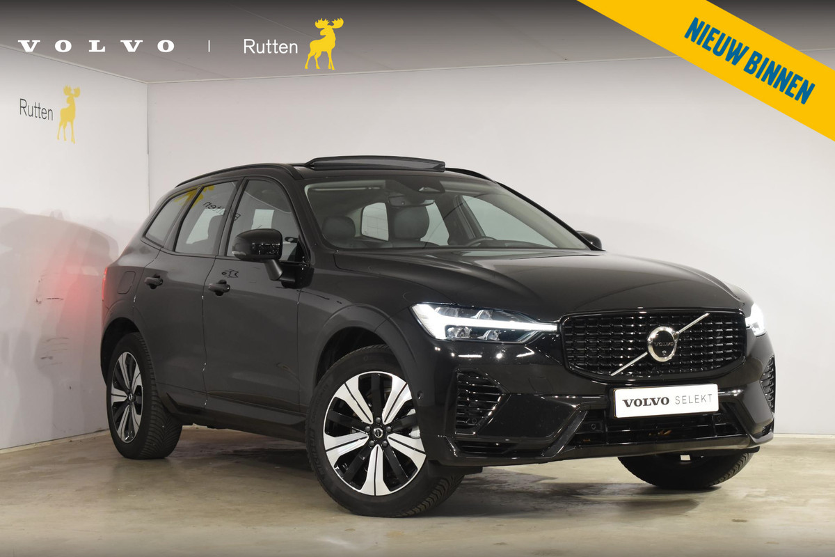 Volvo XC60 T6 350PK Automaat Plug-in Hybrid AWD Plus Dark / Navigatie / 360 Camera / Adaptieve Cruise Control / Stuur & Stoelverwarming / Elektr. Achterklep / Schuifdak / Trekhaak