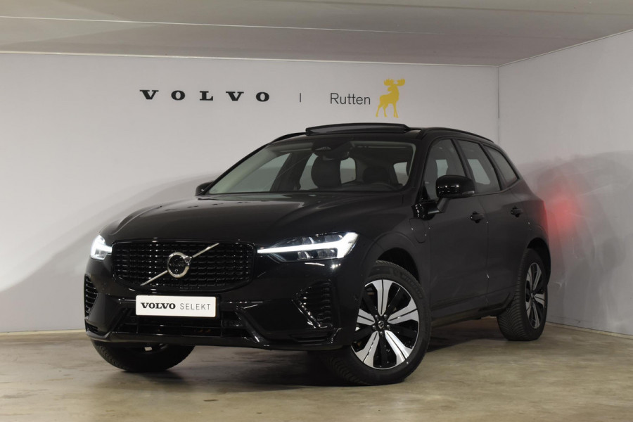 Volvo XC60 T6 350PK Automaat Plug-in Hybrid AWD Plus Dark / Navigatie / 360 Camera / Adaptieve Cruise Control / Stuur & Stoelverwarming / Elektr. Achterklep / Schuifdak / Trekhaak