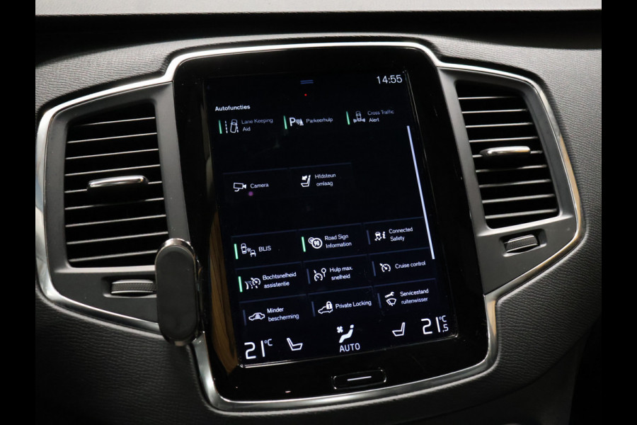 Volvo XC90 2.0 T8 Recharge AWD Business Pro [TREKHAAK, APPLE CARPLAY, ANDROID AUTO, ADAPTIVE CRUISE CONTROL, 360 CAMERA, STUURVERWARMING, STOELVERWARMING, NIEUWSTAAT]
