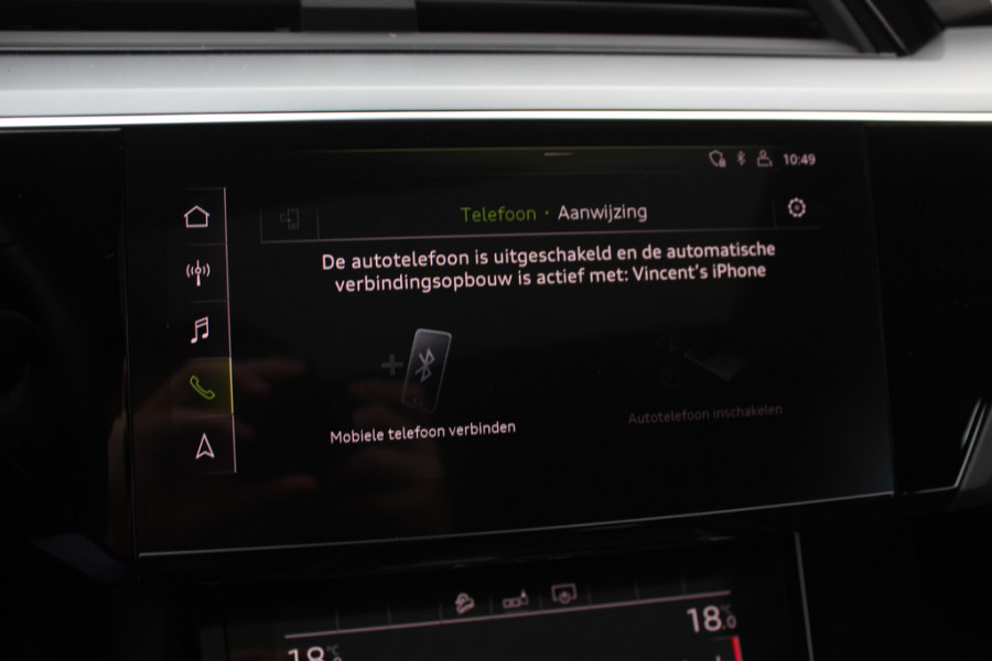 Audi e-tron e-tron 50 quattro Launch edition plus 71 kWh / Panoramadak / Leder / 20'' / Luchtvering / Parkeerhulp V+A / ACC / Navigatie / Stoelverwarming