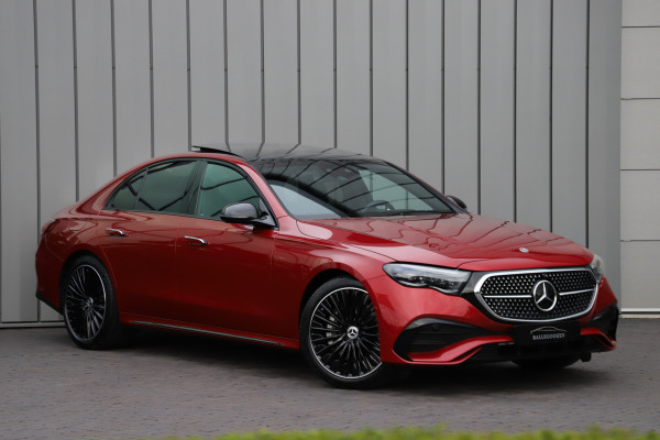 Mercedes-Benz E-Klasse 400e AMG 4-Matic | 381PK | Luchtvering | Achterasbesturing | Head-up | Burmester 4D | Keyless-go | Pano | Distronic | 2024.