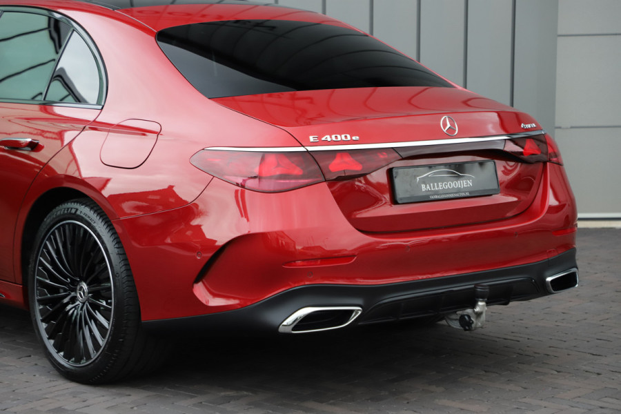 Mercedes-Benz E-Klasse 400e AMG 4-Matic | 381PK | Luchtvering | Achterasbesturing | Head-up | Burmester 4D | Keyless-go | Pano | Distronic | 2024.