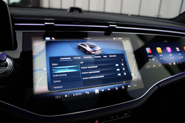 Mercedes-Benz E-Klasse 400e AMG 4-Matic | 381PK | Luchtvering | Achterasbesturing | Head-up | Burmester 4D | Keyless-go | Pano | Distronic | 2024.