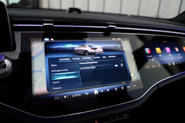 Mercedes-Benz E-Klasse 400e AMG 4-Matic | 381PK | Luchtvering | Achterasbesturing | Head-up | Burmester 4D | Keyless-go | Pano | Distronic | 2024.