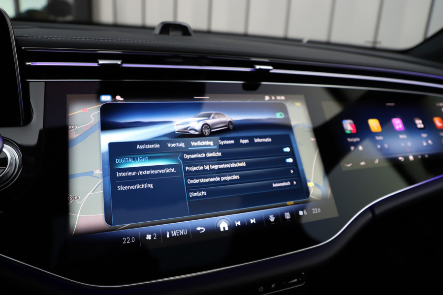 Mercedes-Benz E-Klasse 400e AMG 4-Matic | 381PK | Luchtvering | Achterasbesturing | Head-up | Burmester 4D | Keyless-go | Pano | Distronic | 2024.