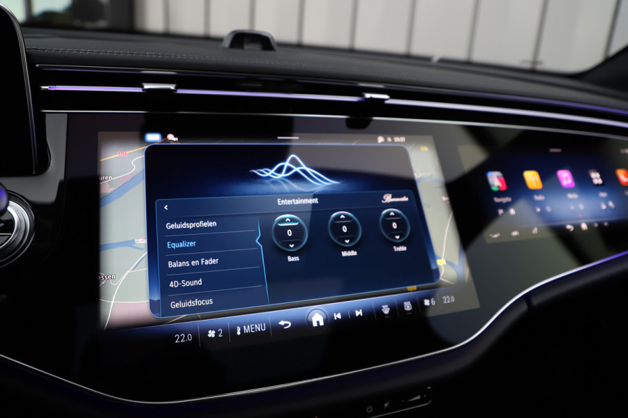 Mercedes-Benz E-Klasse 400e AMG 4-Matic | 381PK | Luchtvering | Achterasbesturing | Head-up | Burmester 4D | Keyless-go | Pano | Distronic | 2024.