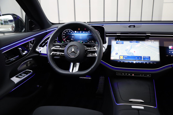 Mercedes-Benz E-Klasse 400e AMG 4-Matic | 381PK | Luchtvering | Achterasbesturing | Head-up | Burmester 4D | Keyless-go | Pano | Distronic | 2024.