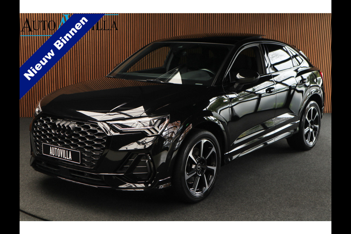 Audi Q3 Sportback 45TFSI quattro S-Line Panodak ACC B&O Leer Navi Camera Climate Elektr. bedienb. achterklep PDC LM velgen