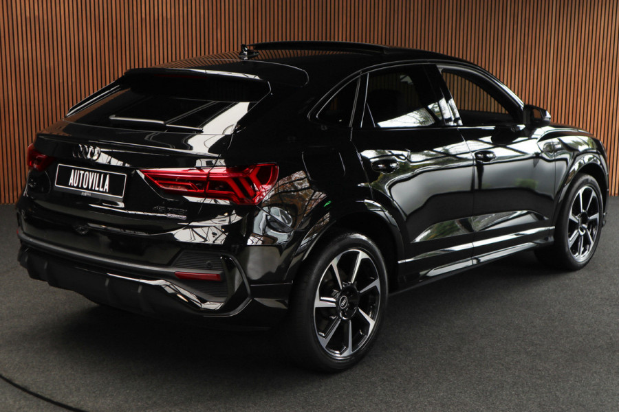 Audi Q3 Sportback 45TFSI quattro S-Line Panodak ACC B&O Leer Navi Camera Climate Elektr. bedienb. achterklep PDC LM velgen