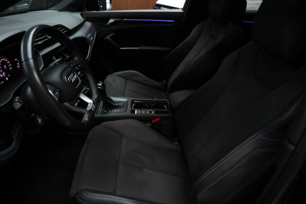 Audi Q3 Sportback 45TFSI quattro S-Line Panodak ACC B&O Leer Navi Camera Climate Elektr. bedienb. achterklep PDC LM velgen