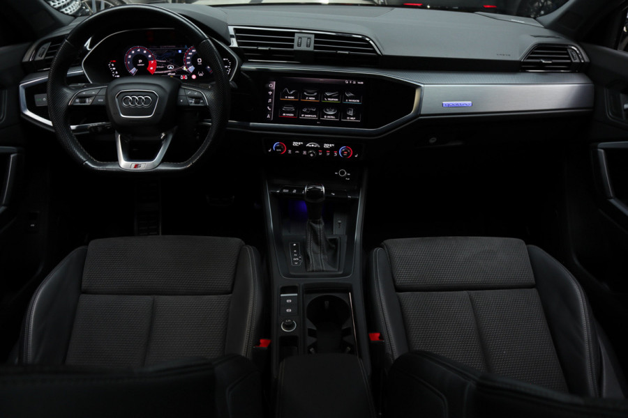 Audi Q3 Sportback 45TFSI quattro S-Line Panodak ACC B&O Leer Navi Camera Climate Elektr. bedienb. achterklep PDC LM velgen