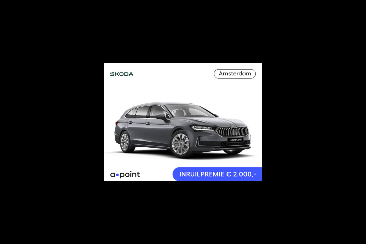 Škoda Superb combi Business Edition 1.5 TSI PHEV 150 kW / 204 PK Comb | Trekhaak, wegklapbaar | Chrome pakket |  Lichtmetalen velgen 18 inch Dofida zilver