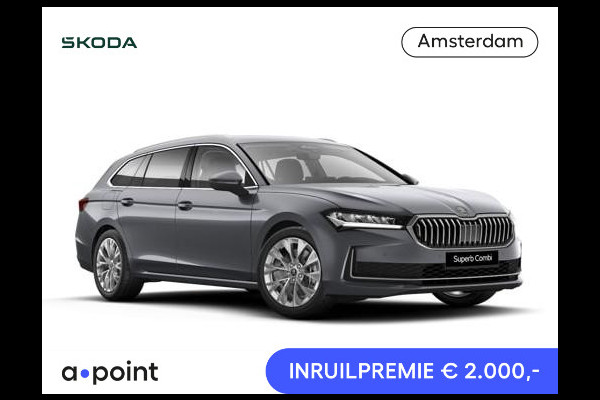 Škoda Superb combi Business Edition 1.5 TSI PHEV 150 kW / 204 PK Comb | Trekhaak, wegklapbaar | Chrome pakket |  Lichtmetalen velgen 18 inch Dofida zilver